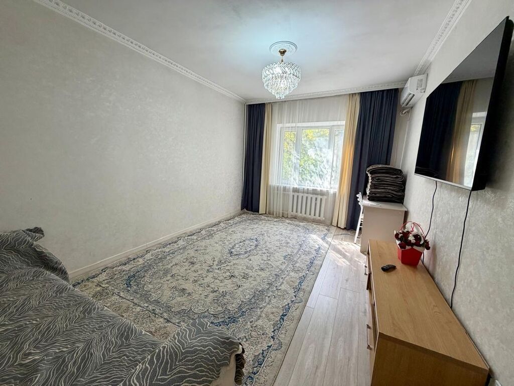2 комнаты, 52 м², ул. Боконбаева / Гоголя 105 серия, 2 этаж, Евроремонт: фото 2