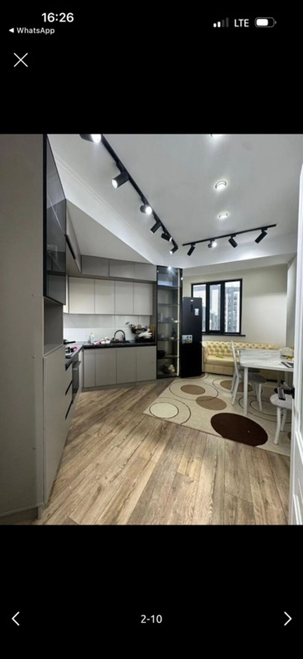3 комнаты, 92 м², Тунгуч мкр Элитка, 9 этаж, Евроремонт: фото 2