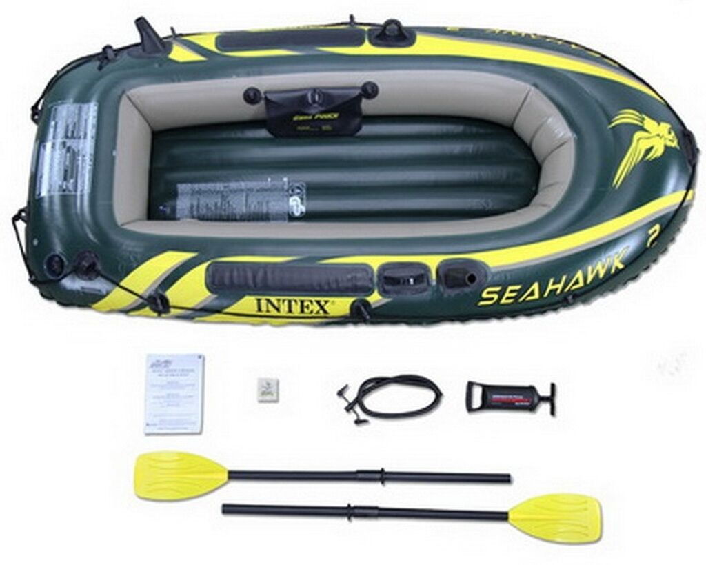 Лодка 200 кг. Лодка надувная Intex Seahawk 2. Надувная лодка Seahawk 2 Set 68347. Intex Seahawk-2 Set (68347). Лодка надувная 68347 Intex.