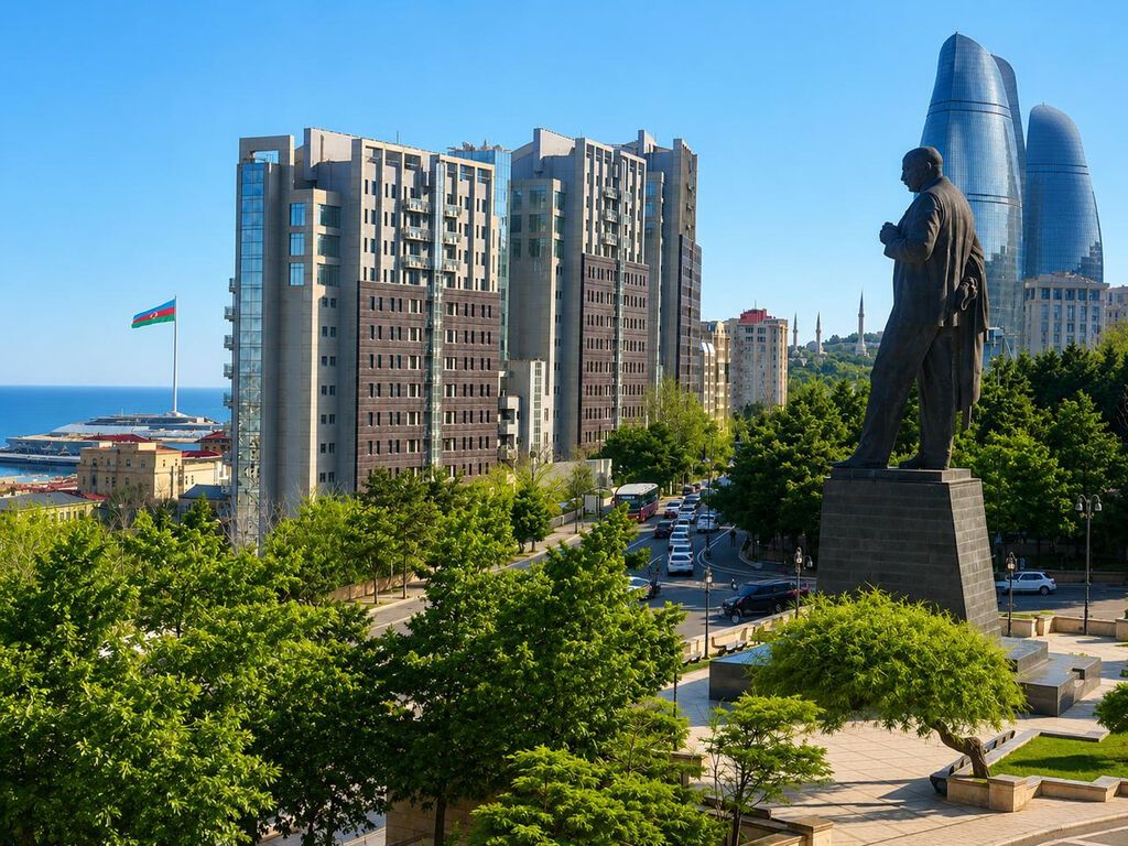 Yasamal rayonu, Elmlər metrosunun yaxınlığı, Nərimanov Heykəlinin