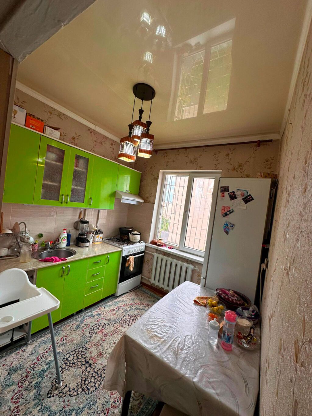 3 комнаты, 73 м², Аламединский рынок / базар 105 серия, 5 этаж, Евроремонт: фото 2