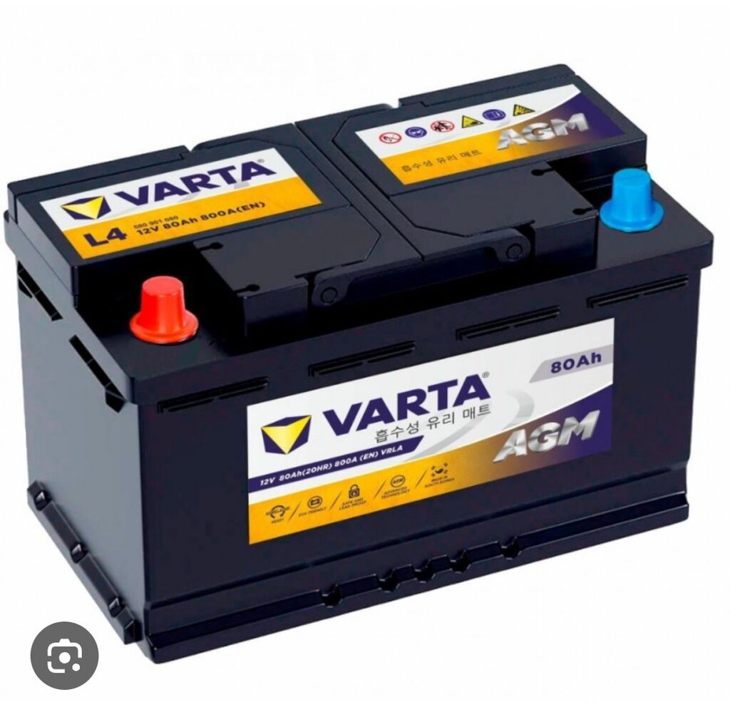 АКБ VARTA AGM 12V Характеристики: - Тип: AGM (Absorbent Glass Mat): фото 4