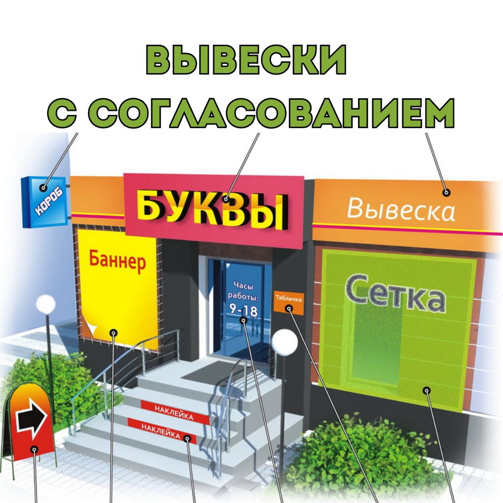 🌟 Готовы сделать ваш бизнес: Договорная ᐈ Изготовление рекламных  конструкций | Бишкек | 105334015 ➤ lalafo.kg