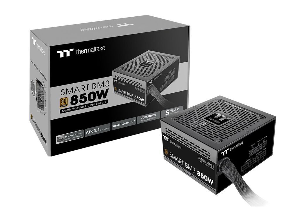 Блок питания Thermaltake Smart BM3 850W - Мощность: 850 Вт - — фото 2