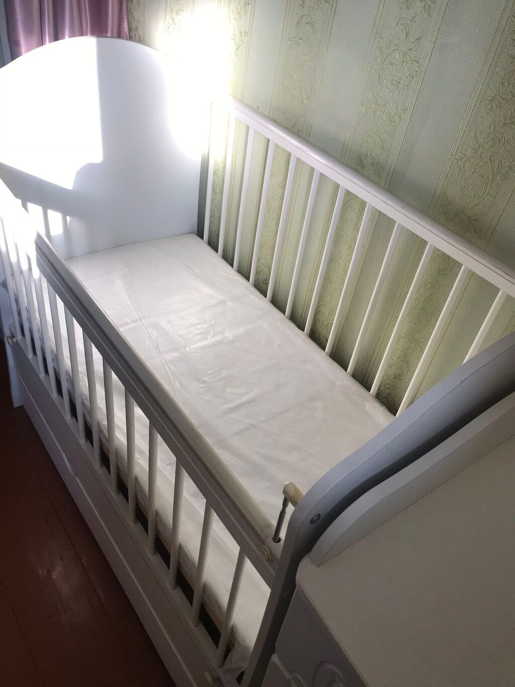 Детская односпальная кровать, Б/у, Для девочки, Для мальчика, С матрасом, Самовывоз, Платная доставка — фото 3