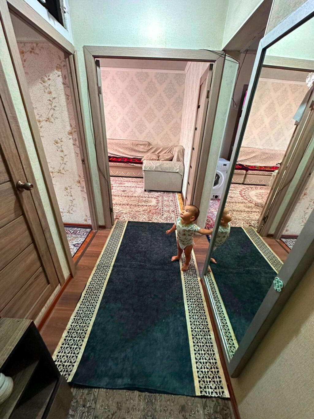 3 комнаты, 73 м², Аламединский рынок / базар 105 серия, 5 этаж, Евроремонт: фото 5