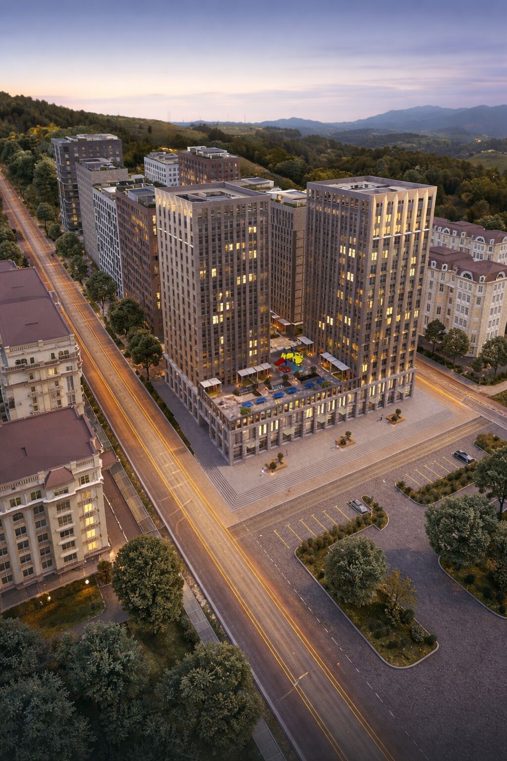 2 комнаты, 71 м², Асанбай мкр Элитка, 12 этаж, ПСО (под самоотделку): фото 2