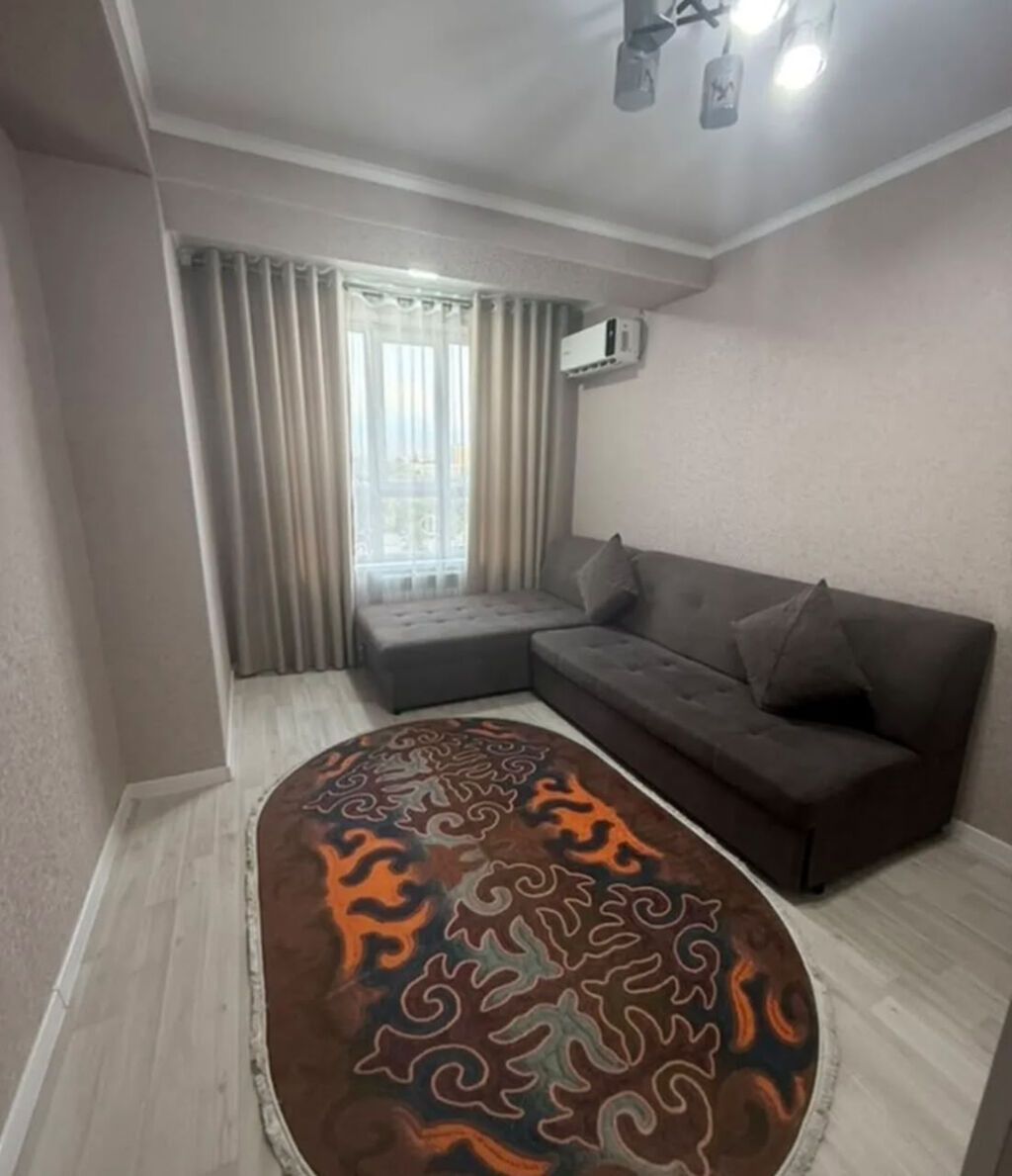 1 комната, 36 м², Тунгуч мкр Элитка, 9 этаж, Свежий ремонт: фото 7