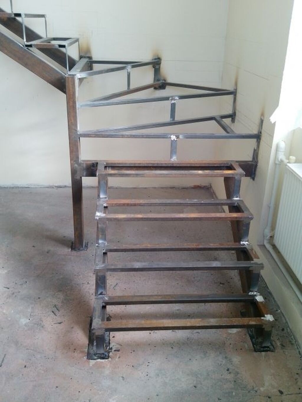 Сварка лестницы из металла