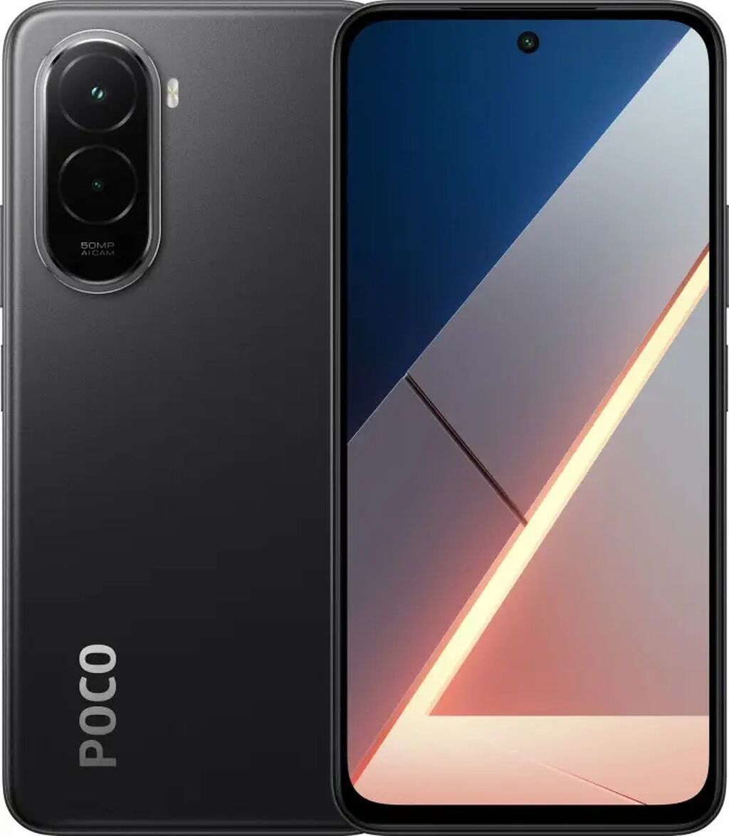 Poco M7, Б/у, 128 ГБ, цвет - Черный