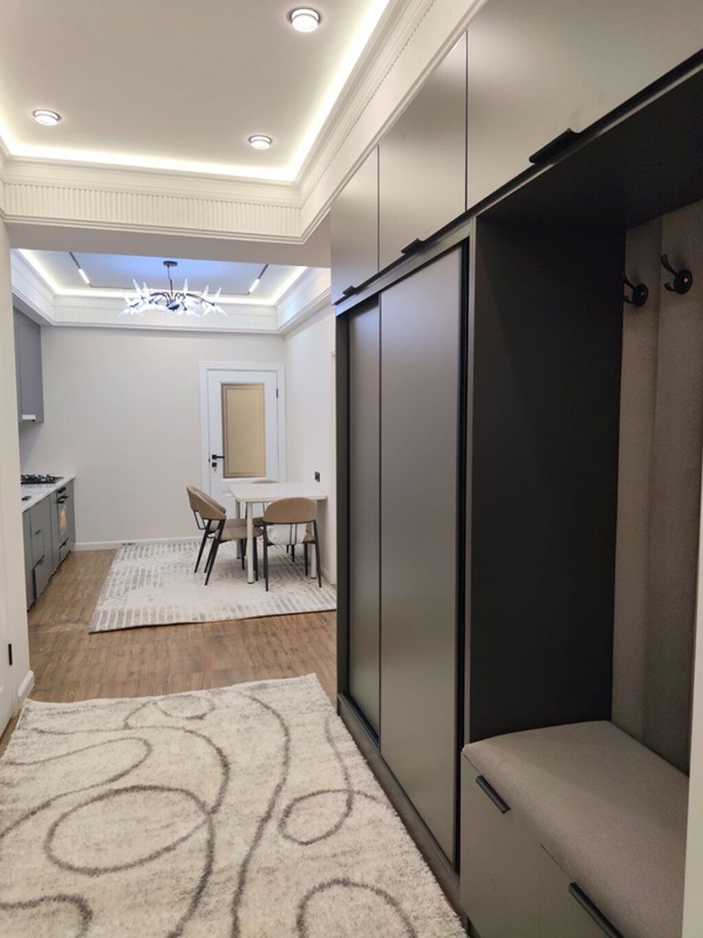 2 комнаты, 63 м², Джал-29 Элитка, 2 этаж, Дизайнерский ремонт: фото 4