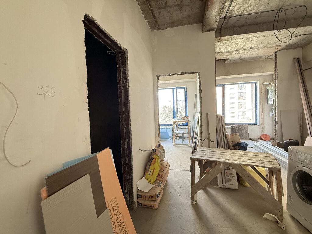 1 комната, 40 м², Ак-Кеме Элитка, 7 этаж, ПСО (под самоотделку): фото 8