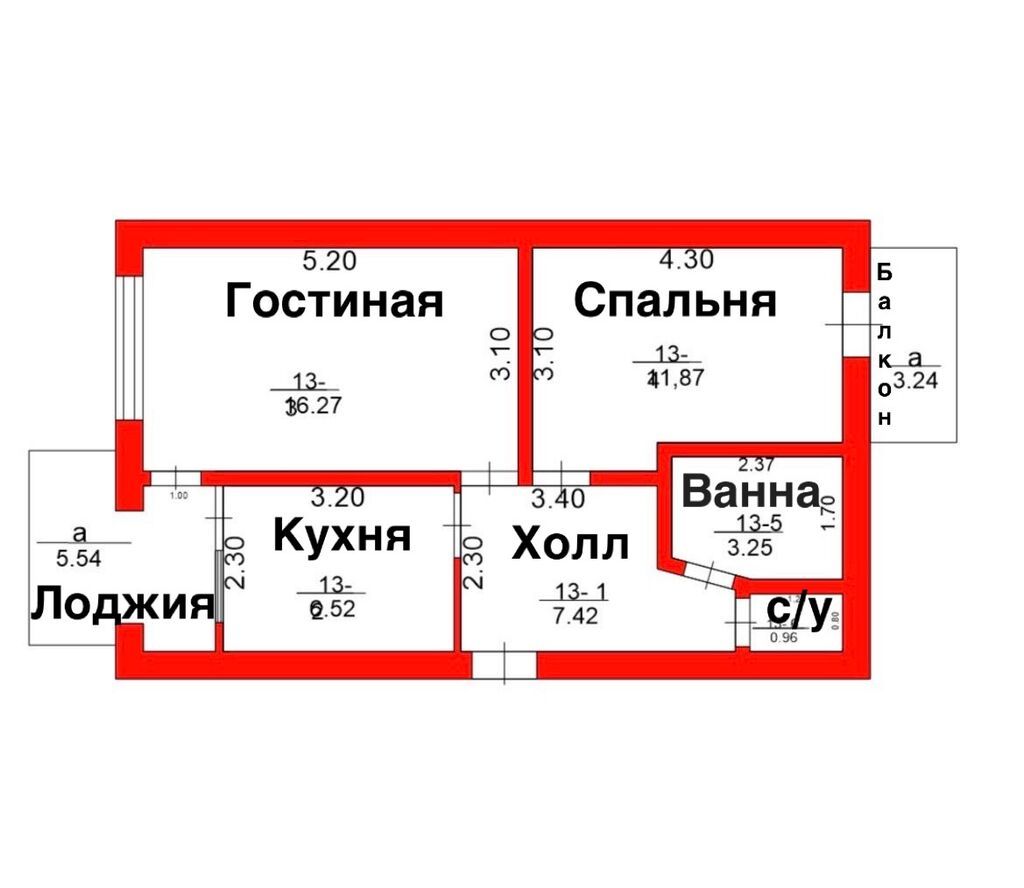 2 комнаты, 46 м², Городок Энергетиков Индивидуалка, 2 этаж, Требуется ремонт: фото 2