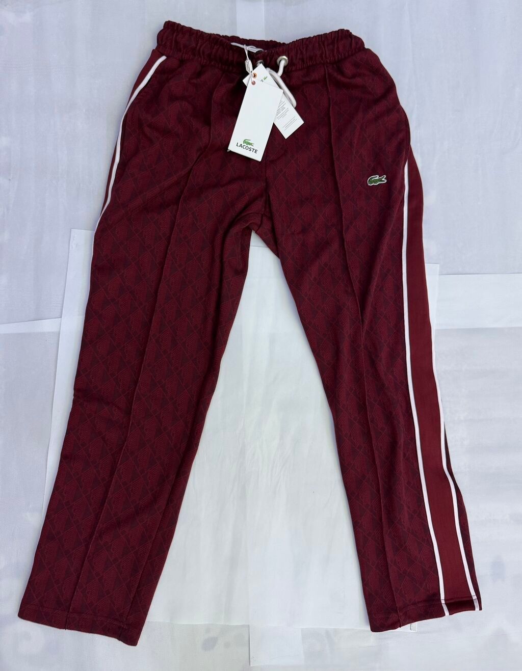 Мужской спортивный костюм, S, M, L, Lacoste, Новый, цвет - Красный, Самовывоз: фото 5