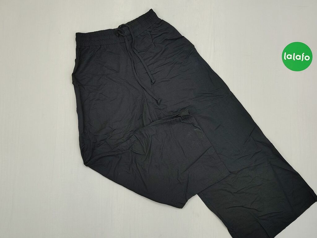 Spodnie: Spodnie XS (EU 34), stan - Bardzo dobry, wzór - Jednolity kolor, kolor - Czarny — 1