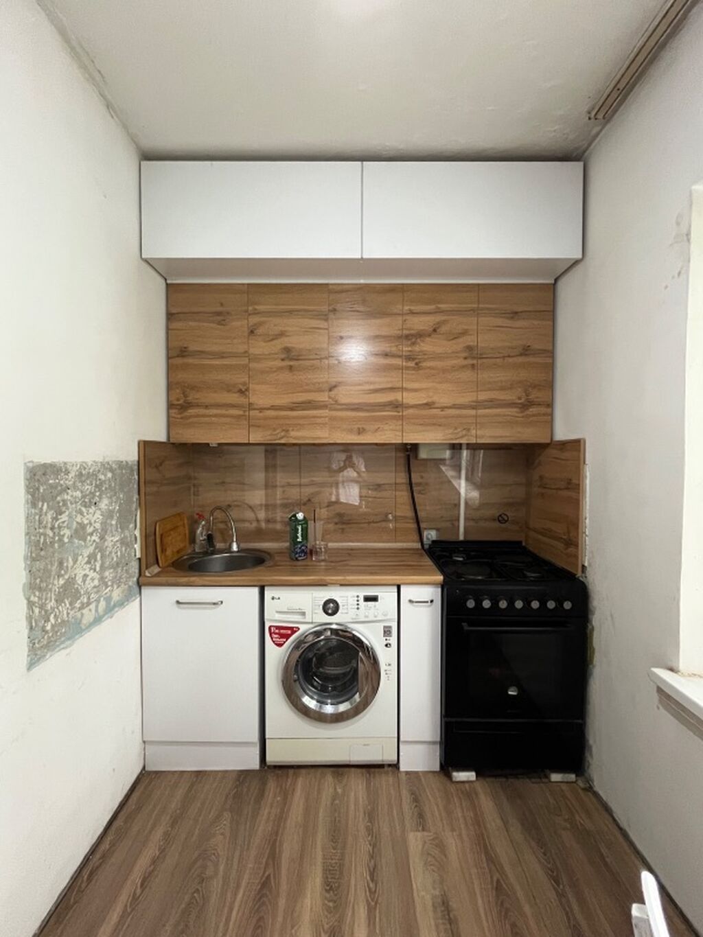 1 комната, 35 м², Кудайберген авторынок 105 серия, 2 этаж, Евроремонт: фото 5