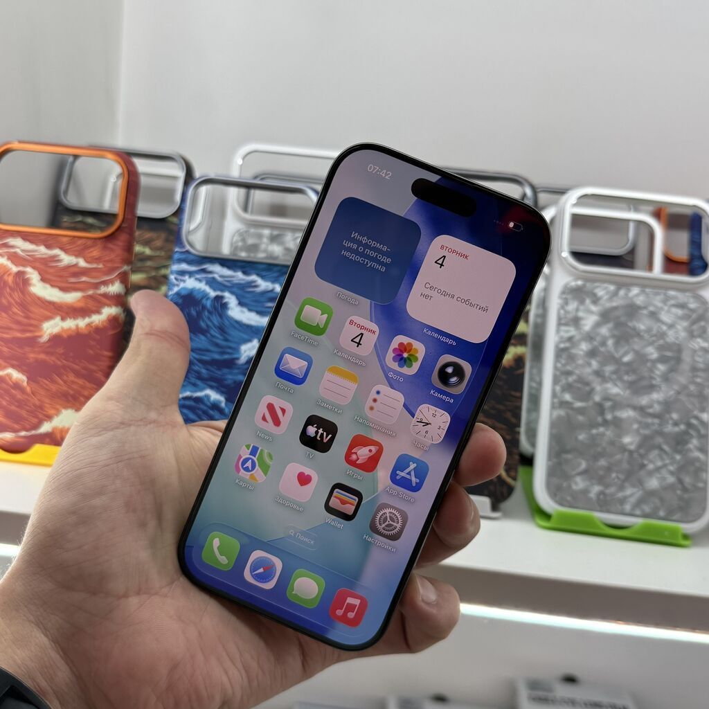 IPhone 16 Pro, Б/у, 256 ГБ, Black Titanium, 90 %: фото 2