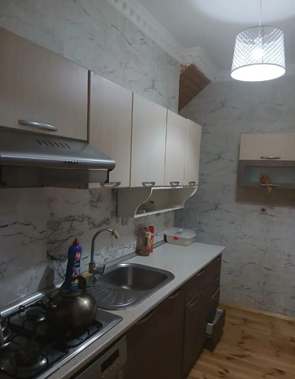 3 otaqlı həyət evi – təmirli və mebellə - Plan: dəhlizdən girişli 2