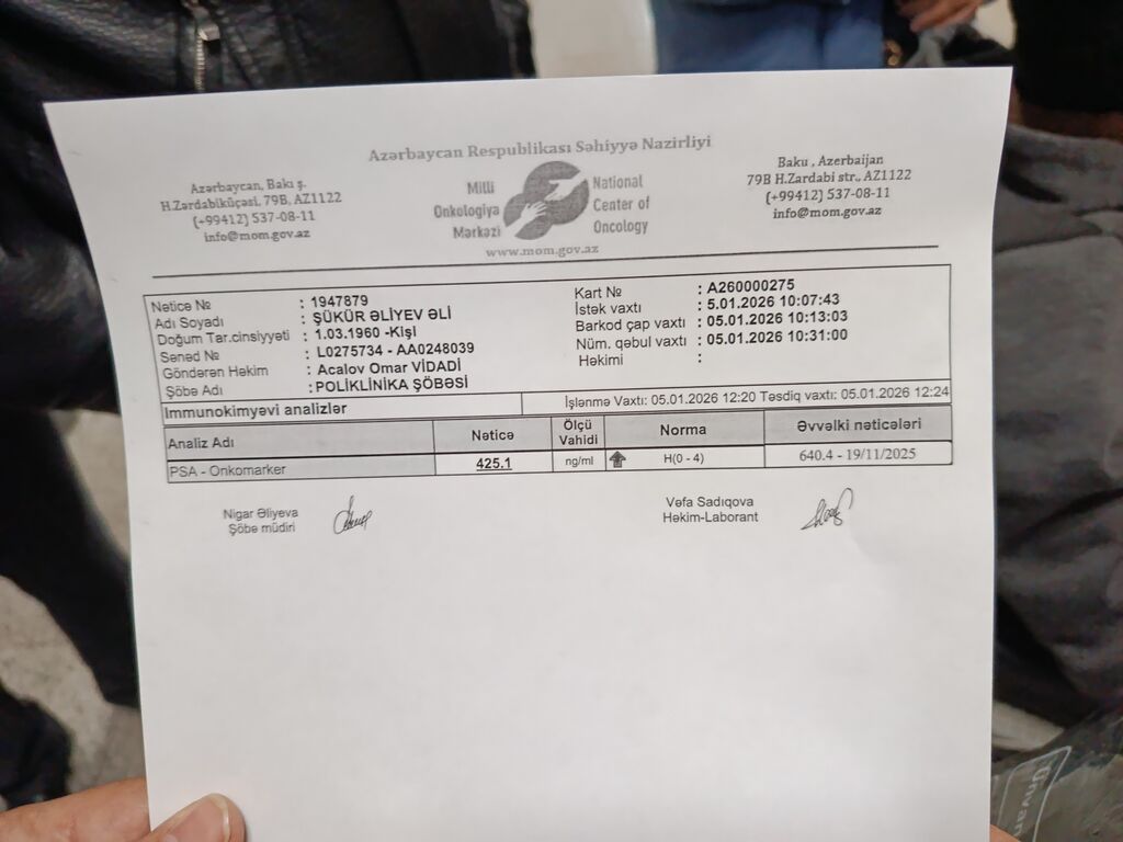 Tibbi analizlərin tərcüməsi və izahı - 4