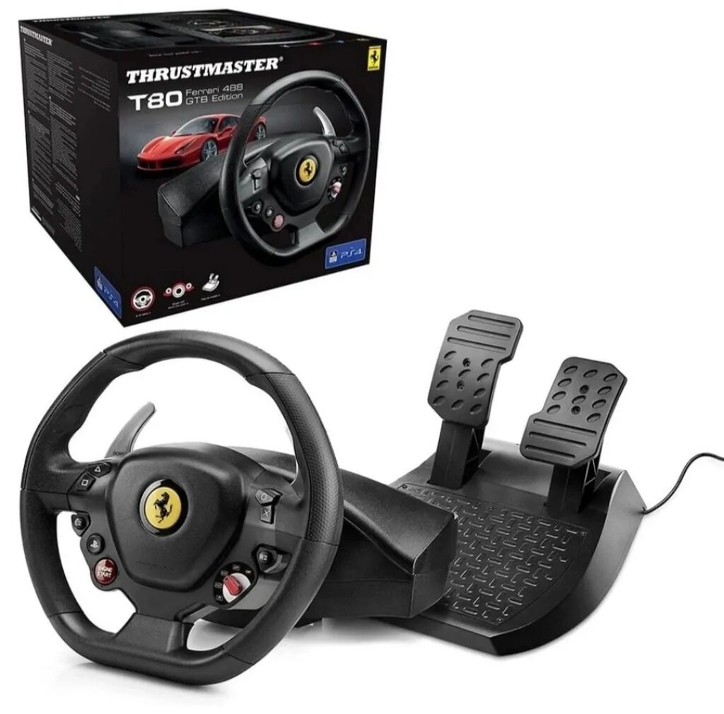 Драйвера thrustmaster ferrari. Руль для ps4 Thrustmaster t80. Руль Thrustmaster t80 Ferrari 488 GTB. Руль Thrustmaster t80 Ferrari 488 GTB Edition, ps4/PC.. Руль Thrustmaster t80 Racing Wheel ps4.