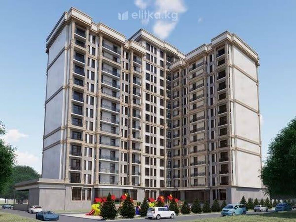 1 комната, 36 м², Асанбай мкр Элитка, 9 этаж, ПСО (под самоотделку): фото 1