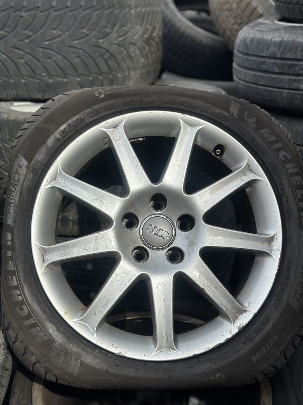 АУДИ ДИСКИ 225/55R16 В оригинале привозные С Японий: фото 5