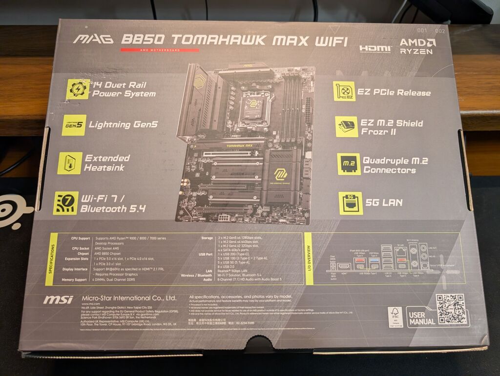 Материнская плата для ПК, Новый, MSI, AM5, ATX: фото 3