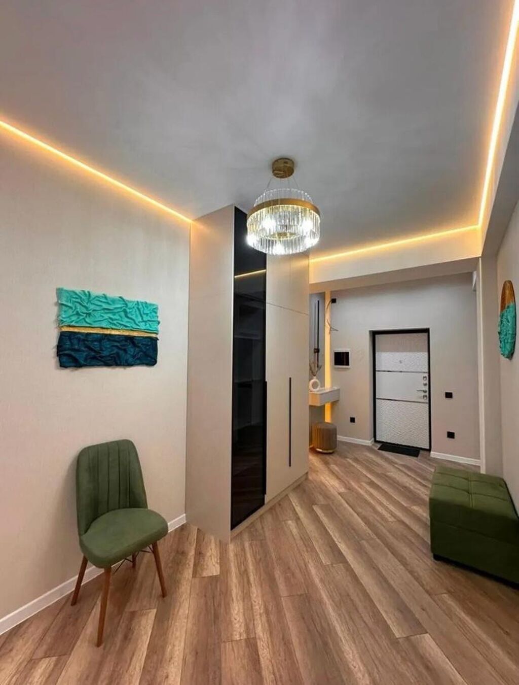 3 комнаты, 97 м², Асанбай мкр Элитка, 12 этаж, Дизайнерский ремонт: фото 8