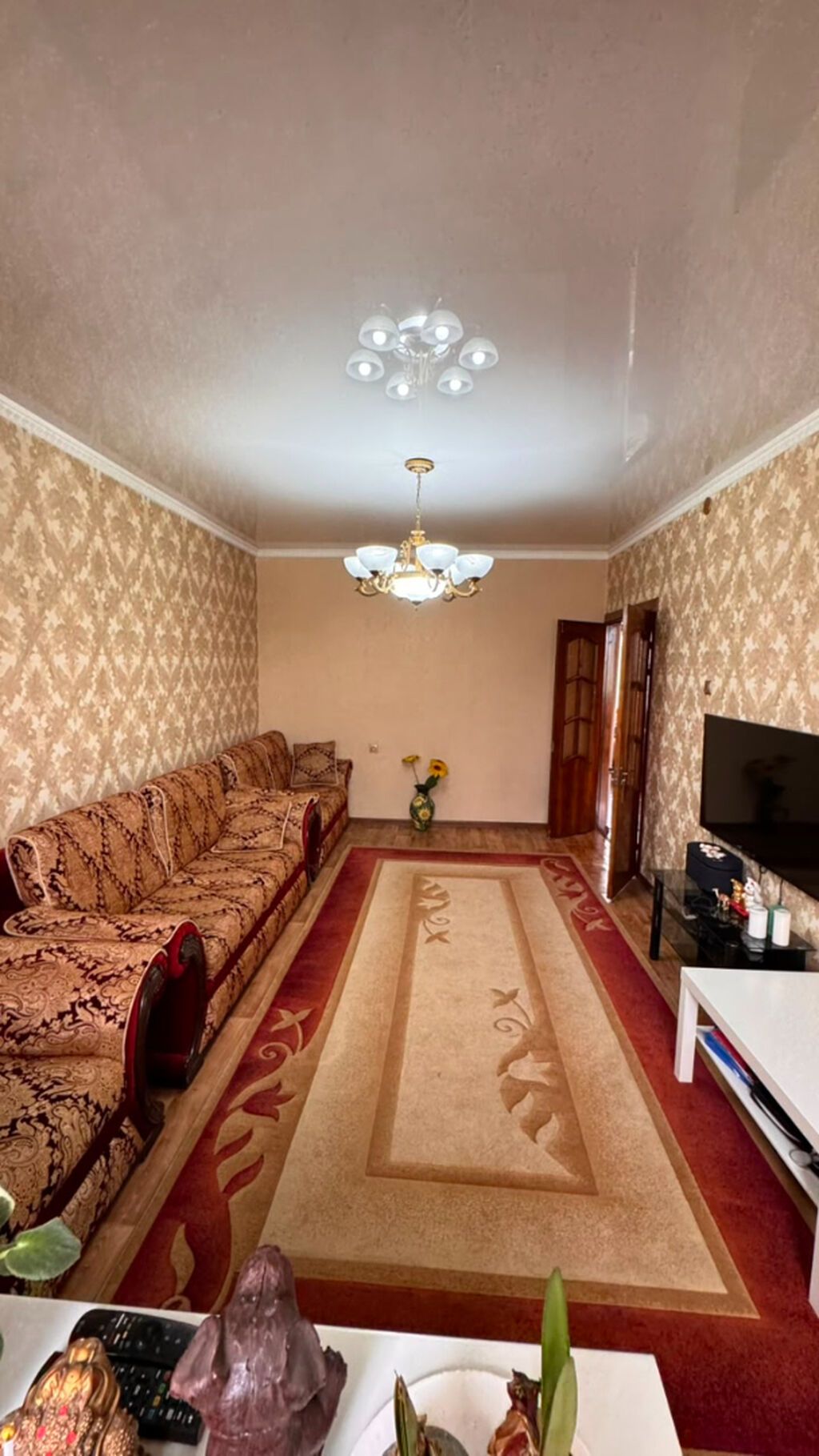 3 комнаты, 64 м², Таш-Рабат ТРЦ 106 серия, 4 этаж, Евроремонт: фото 2