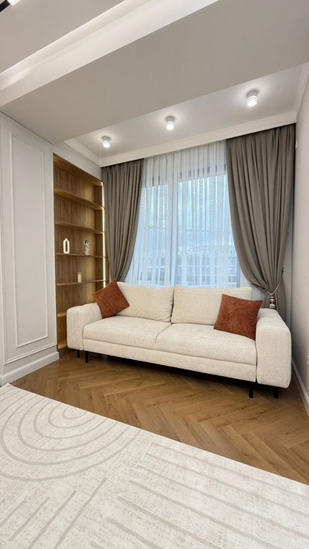 3 комнаты, 96 м², Асанбай мкр Элитка, 10 этаж, Дизайнерский ремонт: фото 3