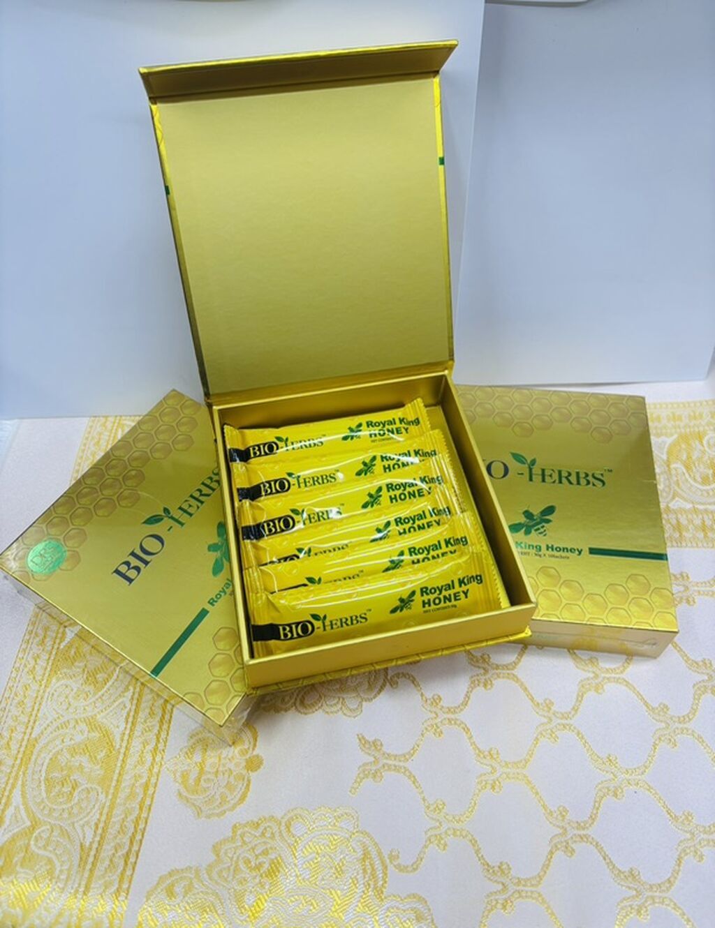 BIO-HERBS Royal King Honey — мед в одноразовых, (оригинал ) - Формат: фото 1