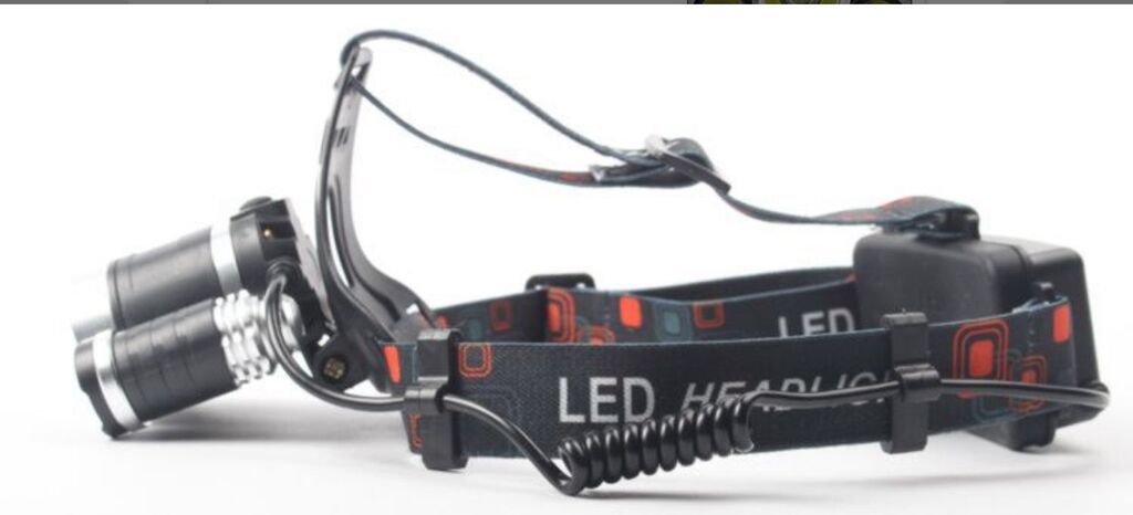 Налобный фонарь RJ3000 T6 Купить в Бишкеке — мощный LED фонарь 3 диода — фото 2