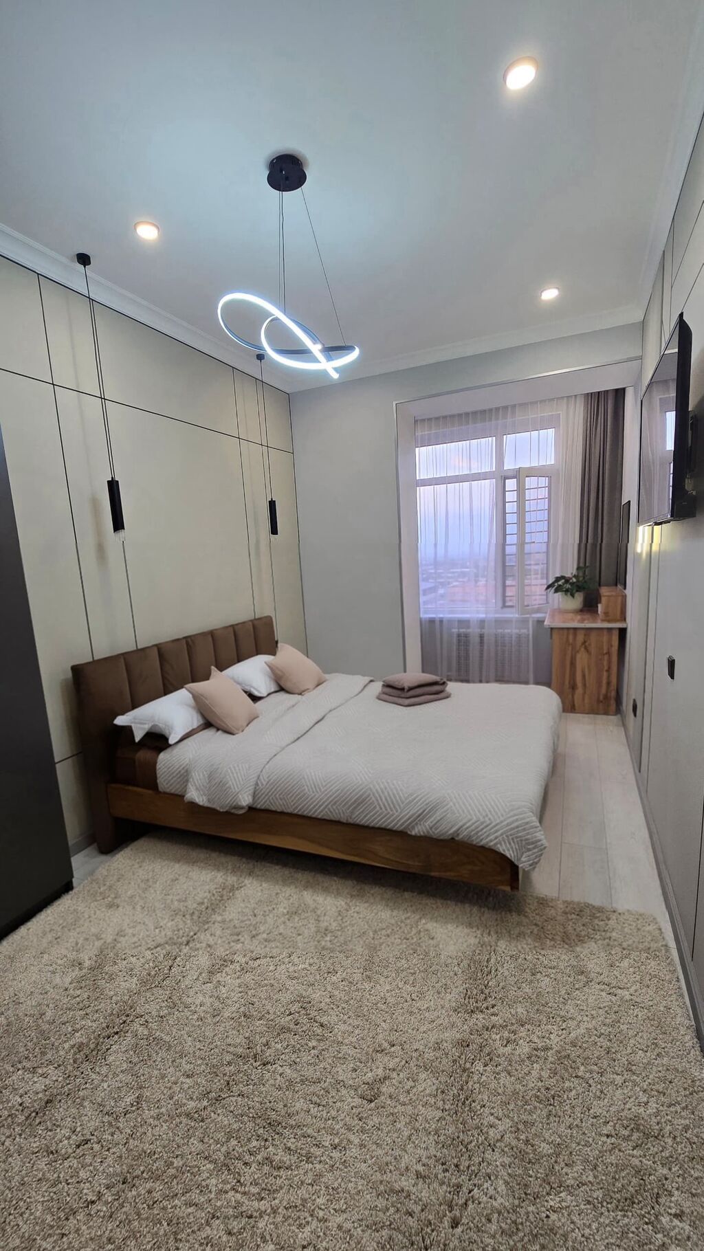 3 комнаты, 88 м², Тунгуч мкр Элитка, 8 этаж, Дизайнерский ремонт: фото 3