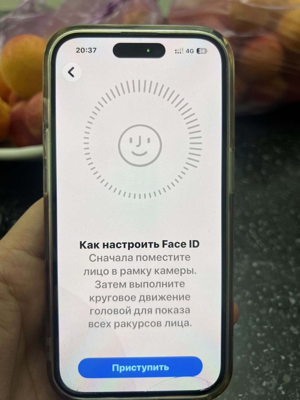 IPhone 14 Pro, Б/у, 128 ГБ, Deep Purple, Зарядное устройство, Защитное стекло, Чехол, 85 %: фото 5