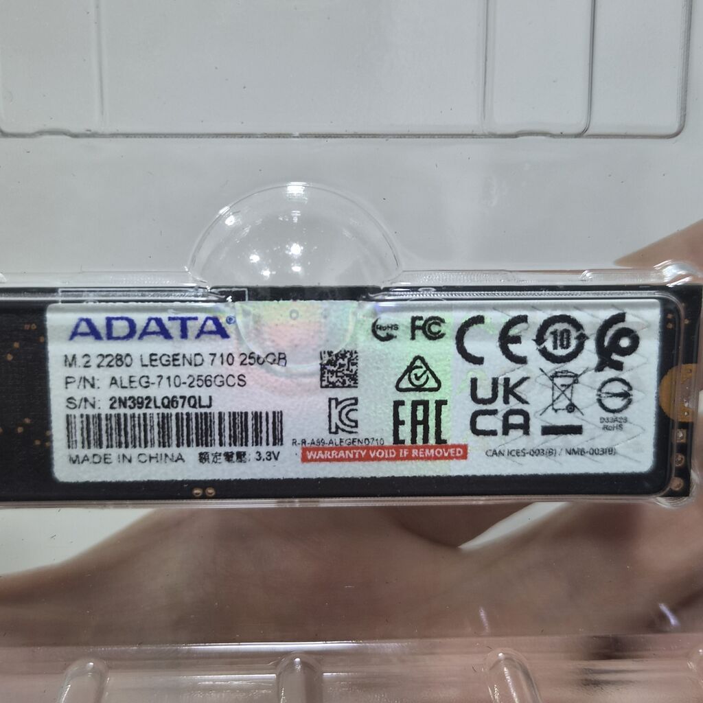 Накопитель для ПК, Новый, ADATA, SSD, 256 ГБ, Для ПК: фото 4