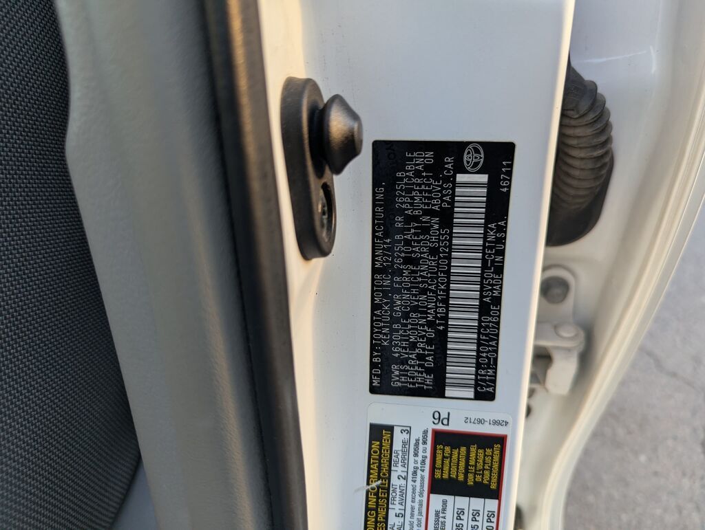Toyota Camry: 2015 г., 2.5 л, Автомат, Бензин, Седан: фото 7