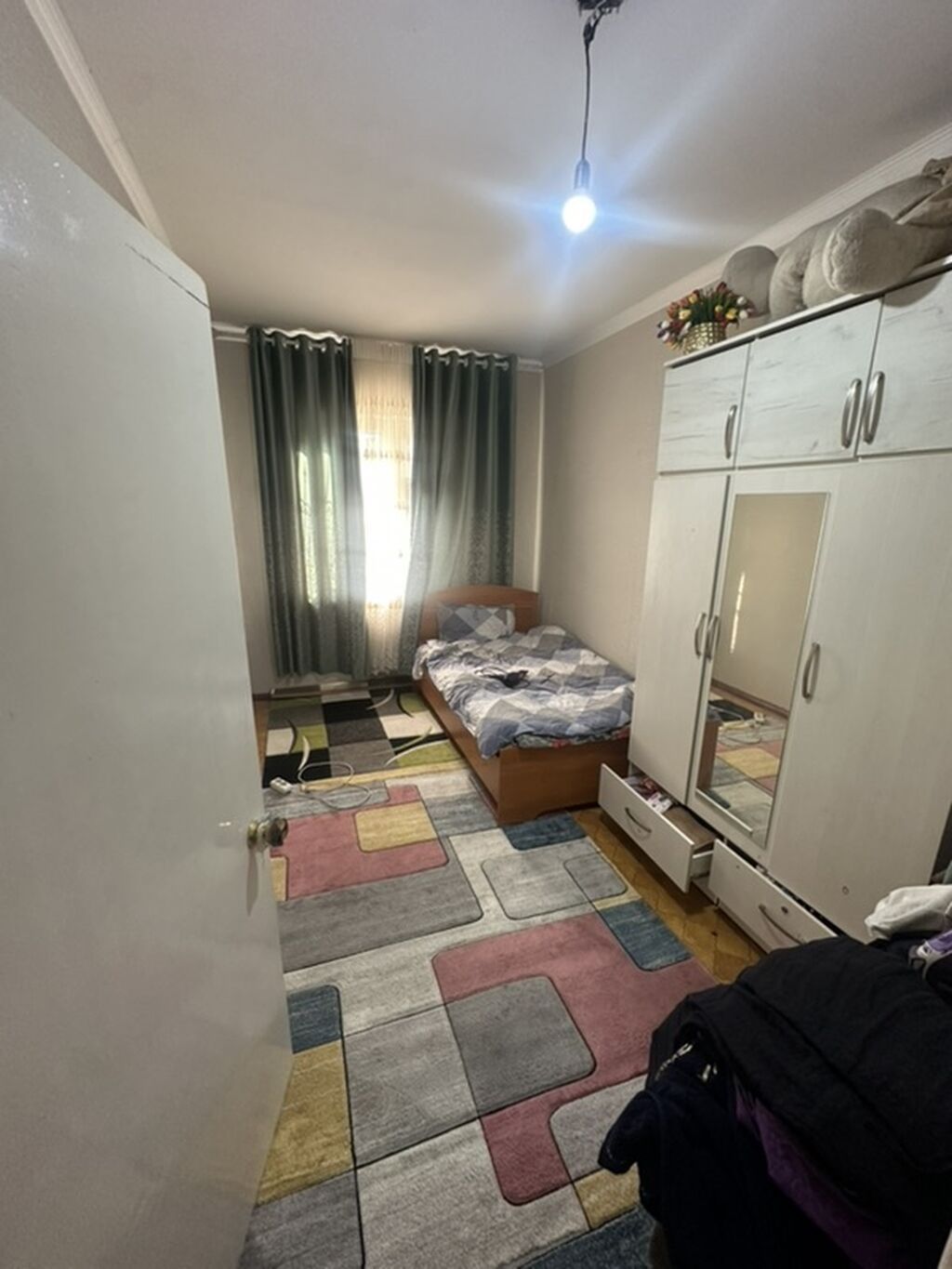 3 комнаты, 74 м², Анар мкр., 105 серия, 1 этаж, Косметический ремонт: фото 2