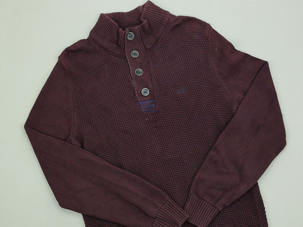 Bluzy: Sweter S (EU 36), stan - Idealny, wzór - Jednolity kolor, kolor - Bordowy — 1