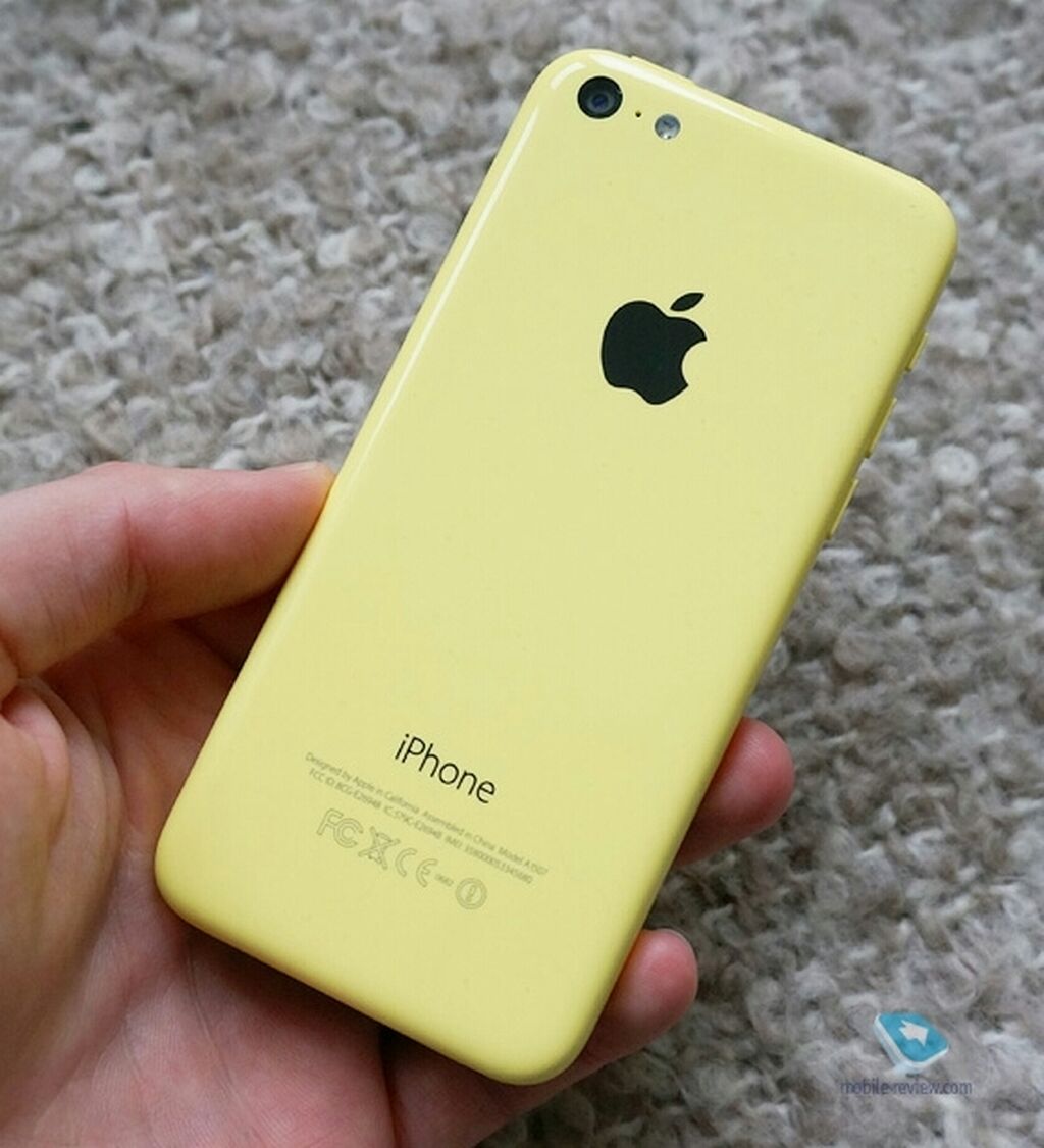 Айфон 5с желтый