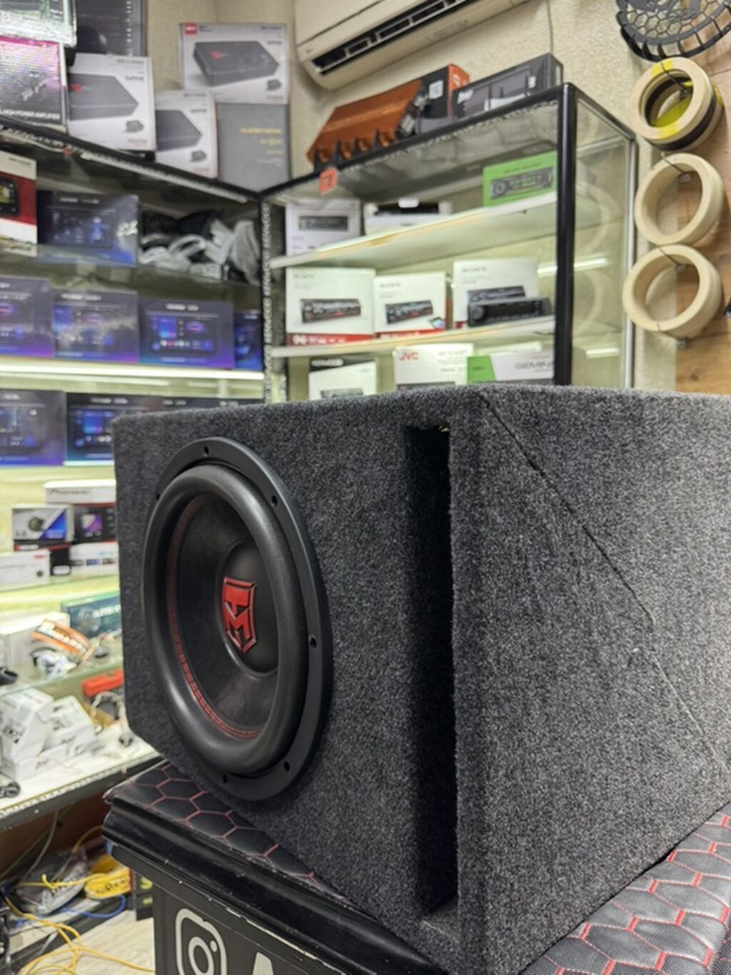 Сабвуфер URAL Молот 12" + моноблок AMP + короб фазоинвертор. Что: фото 7