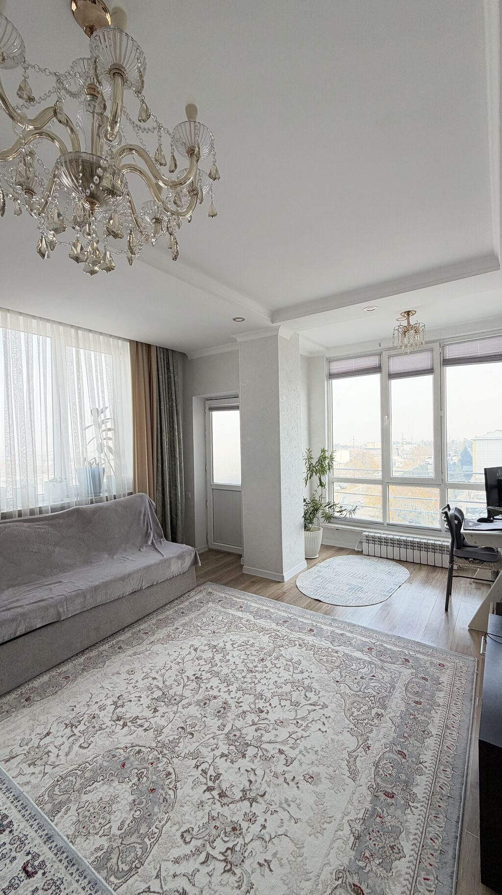 2 комнаты, 66 м², Тунгуч мкр Элитка, 5 этаж, Свежий ремонт: фото 6