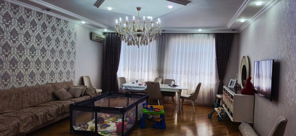 3 otaqlı, Yeni tikili, 128 kv. m