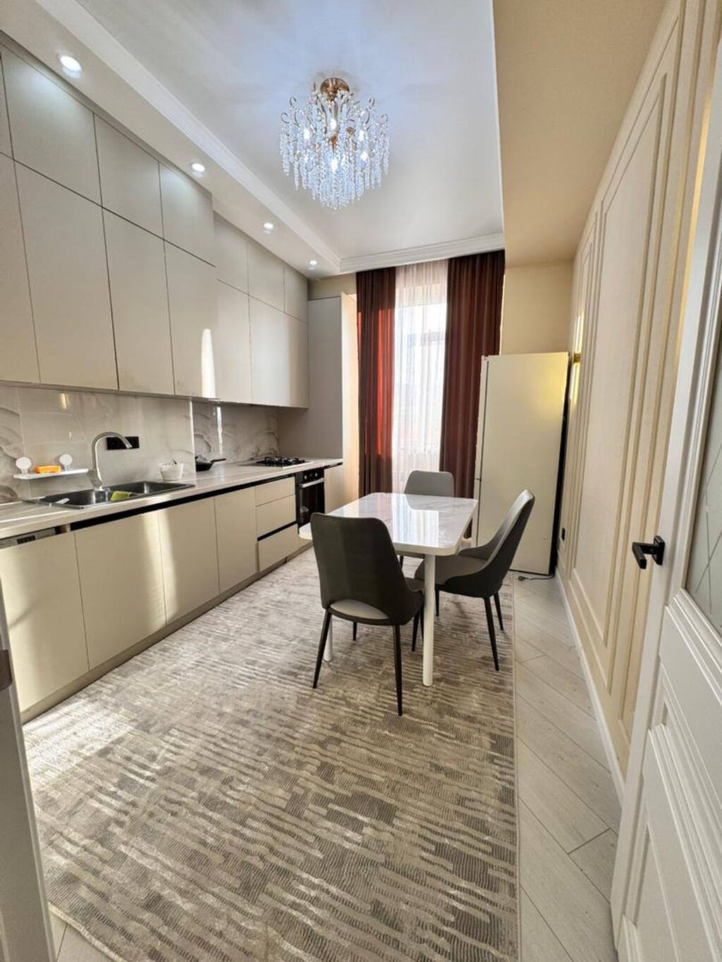 1 комната, 41 м², Асанбай мкр Элитка, 2 этаж, Дизайнерский ремонт: фото 2