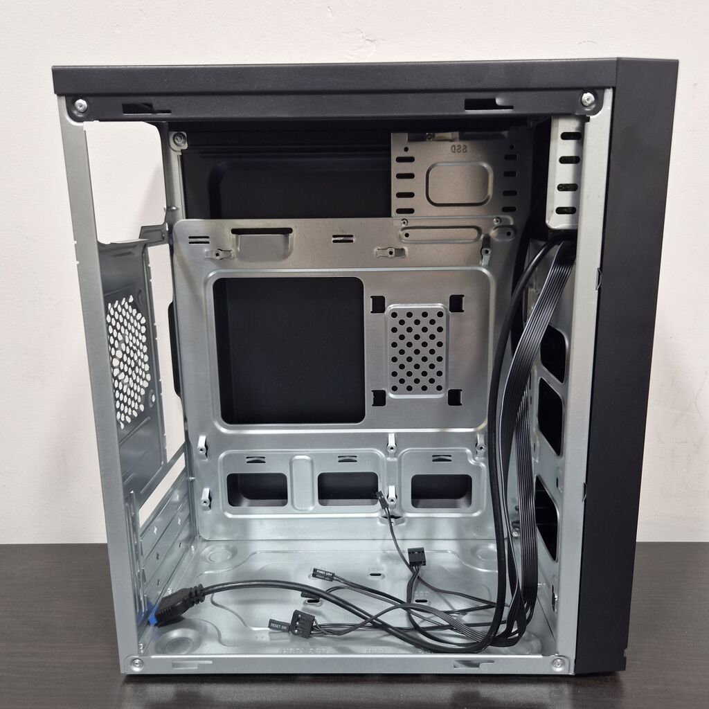 Корпус ПК, Новый, Micro-ATX, цвет - Черный: фото 7