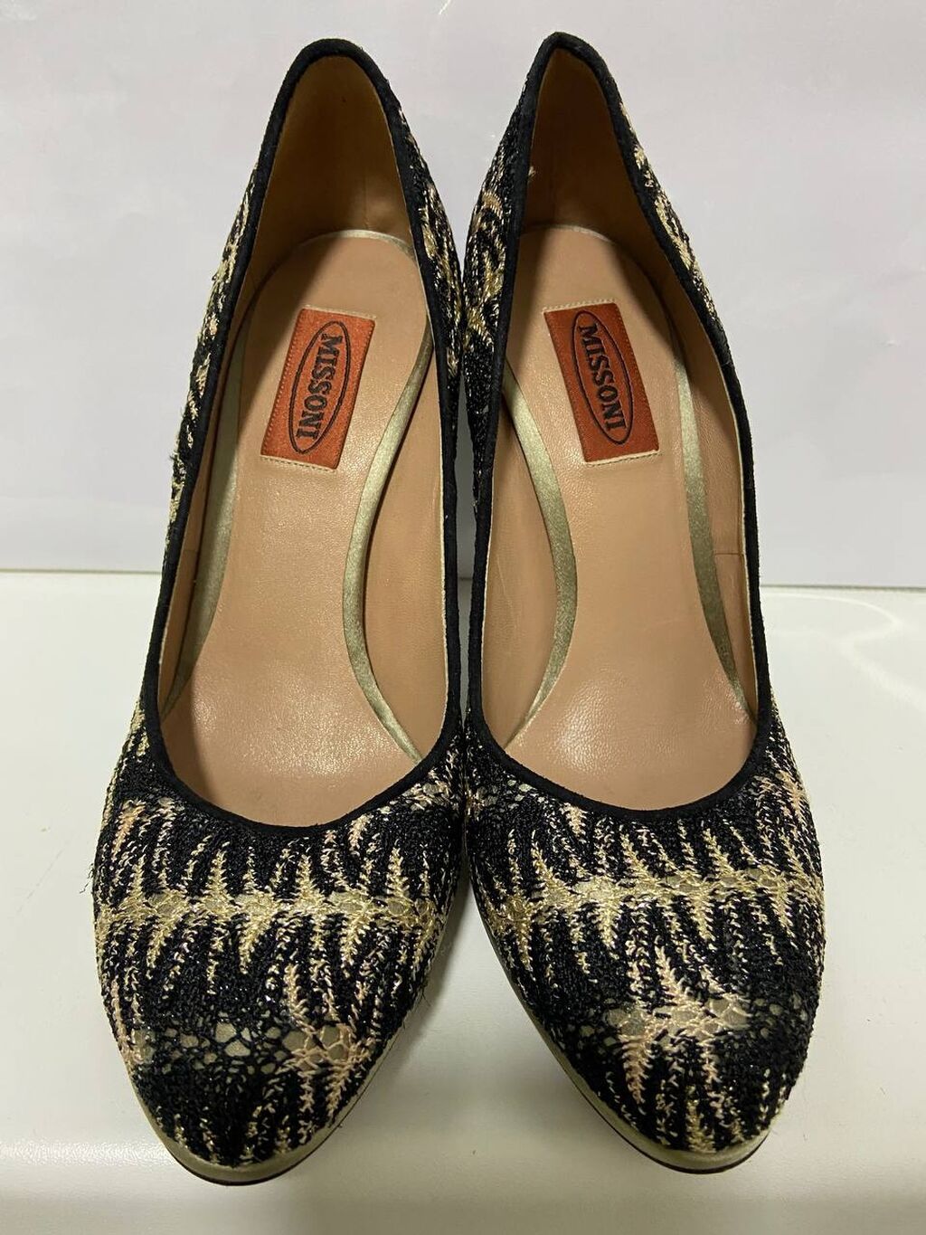 Туфли "Missoni" original размер 37, высота каблука 11 см. Без коробки: фото 7