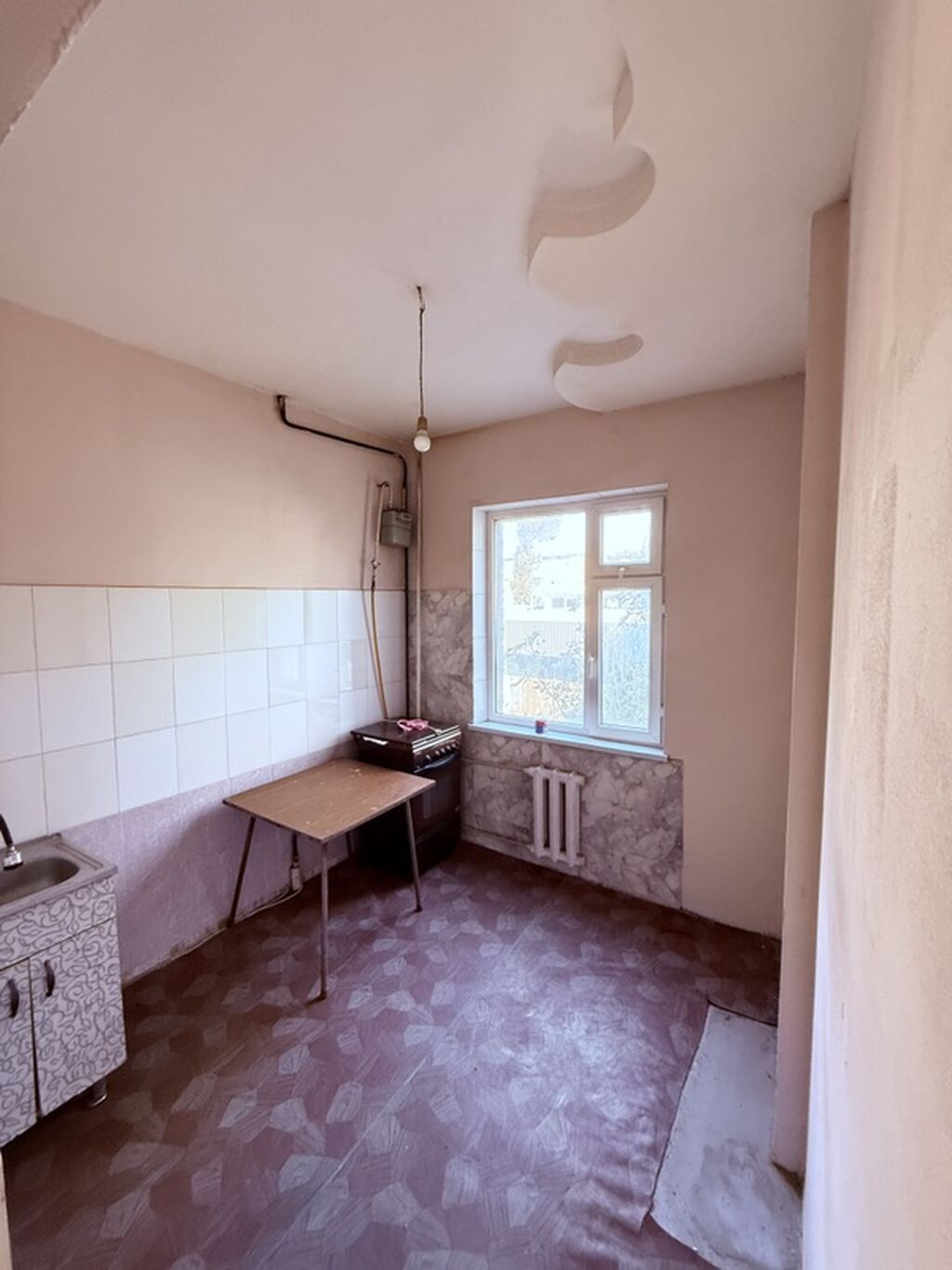 2 комнаты, 46 м², Аламедин-1 мкр 105 серия, 3 этаж, Старый ремонт: фото 7