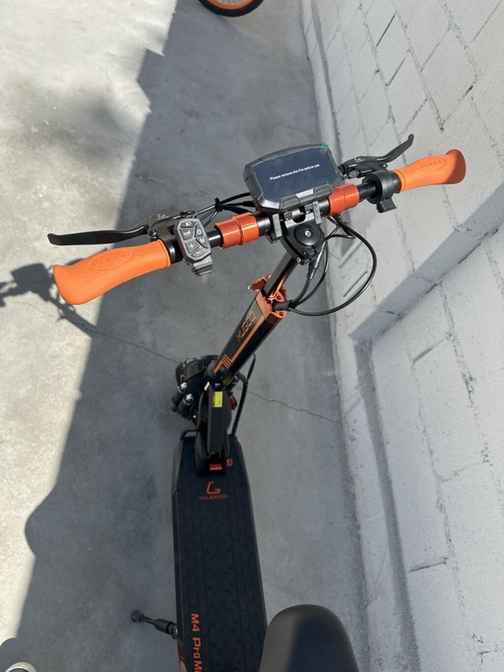 Электровелосипед KUGOO (чёрно-оранжевый) - Полновесный e-bike с: фото 2