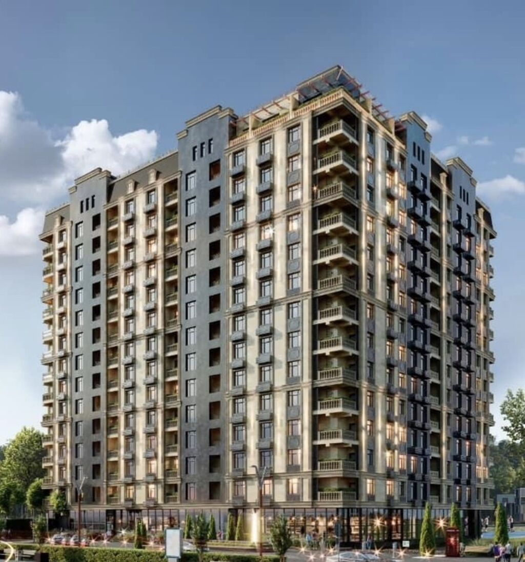 2 комнаты, 85 м², Элитка, 13 этаж, ПСО (под самоотделку): фото 3
