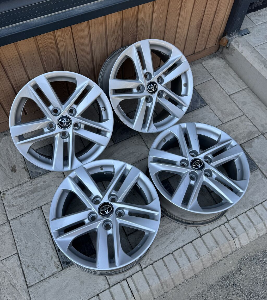 Литые Диски R 16 Toyota, Комплект, отверстий - 5, Б/у: фото 3