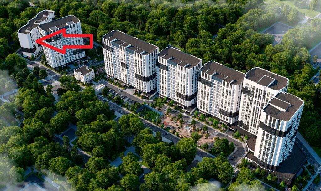 2 комнаты, 74 м², Южная Магистраль Элитка, 9 этаж, ПСО (под самоотделку): фото 3